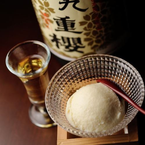 [Popular with men] Daiginjo Ice Cream ~ With "Kuju Sakura" ~
