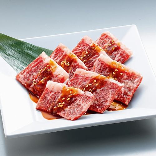 [국산 소] 특선 갈비 (양념 소금) / [국산 쇠고기] 특선 갈비 (와사비 간장)