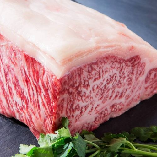 Selected and carefully selected Hokkaido Wagyu beef