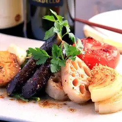 季節の焼き野菜サラダ