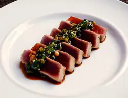 シェフおすすめ!!　マグロステーキ　香味ソース