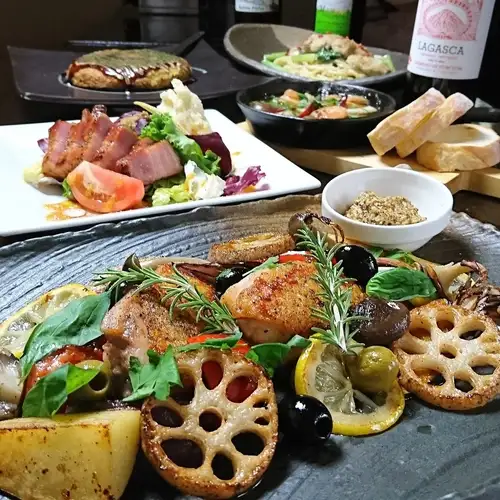 【友人同士のお食事・デートなど】ご予算に合わせたコースをご用意☆4000円~90分飲み放題付きは6000円~
