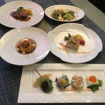 【4월 한정】봄 훈훈한 색채 풀 코스