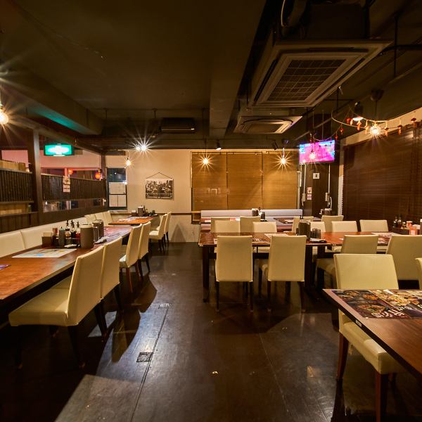 【宴会80名まで】最大80名様までのご宴会が可能！歓迎会・送別会・忘年会などの大型宴会や会社宴会にもオススメです。カジュアルな雰囲気の店内は、お仕事帰りのサク飲みから大人数のグループなど幅広くご利用いただけます！◎貸切予約も承っておりますので、お気軽にご相談ください。