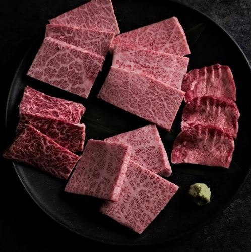 ≪極上の肉体験、ここに集結≫最上級の和牛を味わう他では味わえない贅沢体験。”栄おまかせ 極5種盛り”