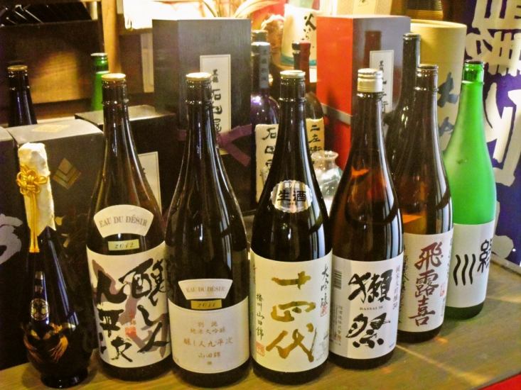 Lots of local sake throughout the country.Taste the sticking sake as much as possible.