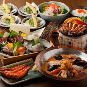 贅沢鍋「黄金のウニ鍋」入りのご褒美コース♪　