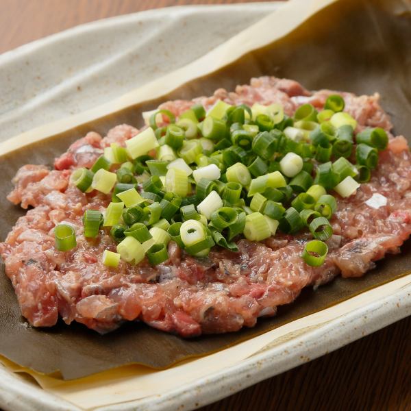 【房総名物！】昆布〆なめろう