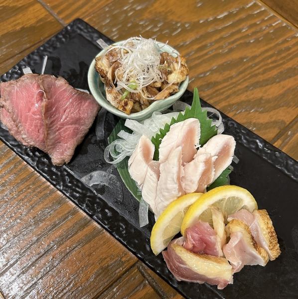 肉刺盛り合わせ