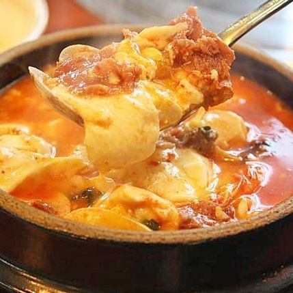 Sundubu soup