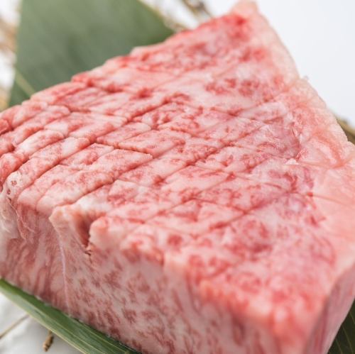 吟味したブランド牛を堪能