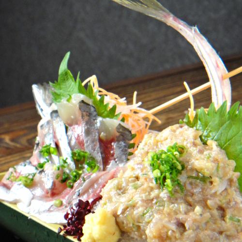 We provide a whole horse mackerel directly from Nagasaki prefecture