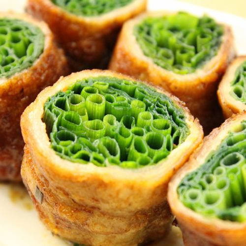 ネギ巻き豚