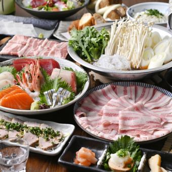 最受歡迎的套餐是【地衛門特製套餐】，包含三種特製火鍋任選其一！含2.5小時暢飲，10道菜，僅需5,480日圓。