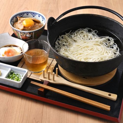 五島手延べうどん 長崎芳寿豚バラ小丼セット