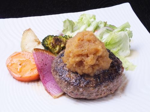 黒毛和牛100%ハンバーグ  おろしポン酢