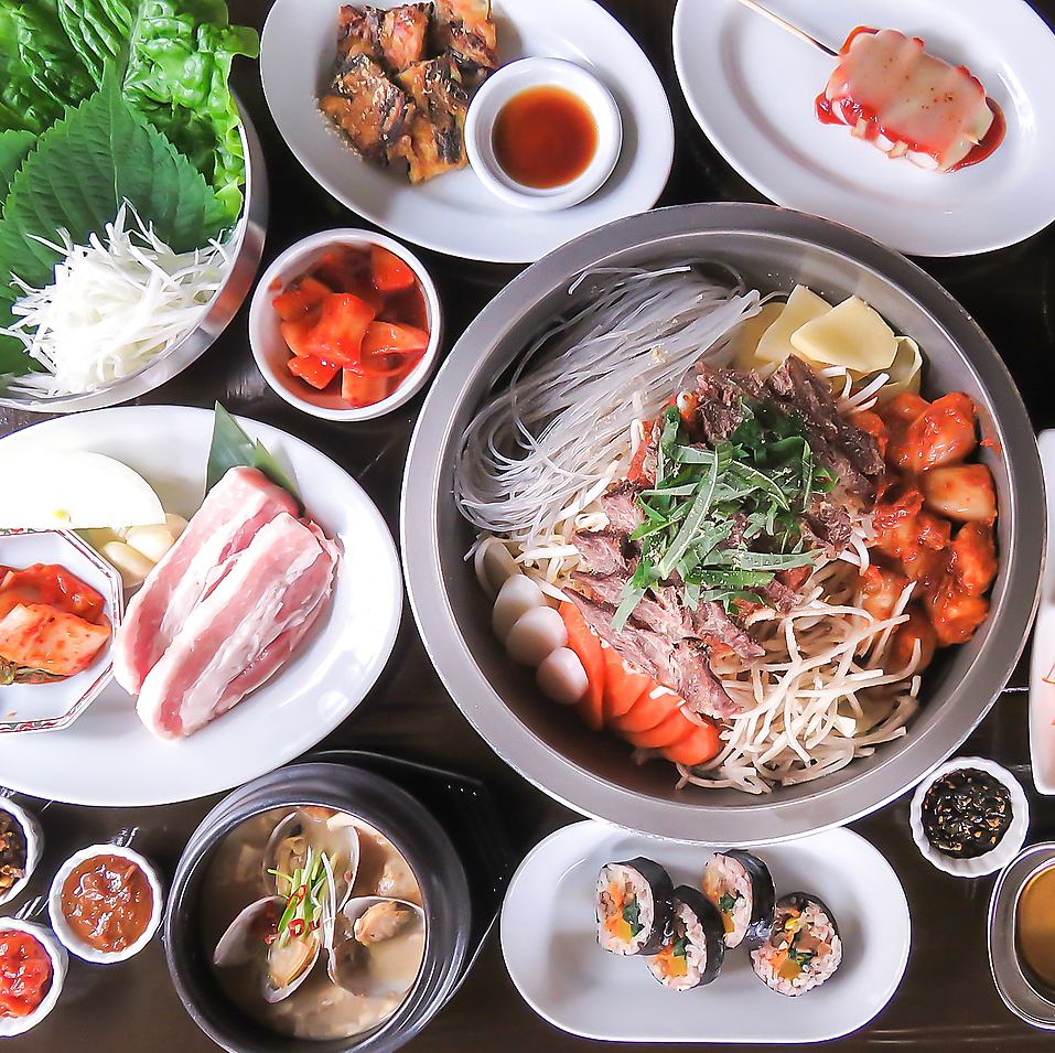 Our prized samgyeopsal, spicy hot pot, etc. All-you-can-drink course starts at 3,500 yen