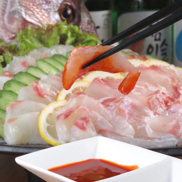 [Korean standard] Korean sashimi