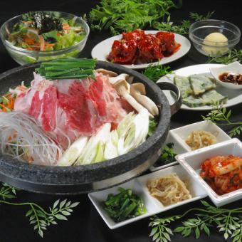 [Kadonoya Special Course] 8 dishes including yangnyeom chicken and Hoshi Wagyu beef bulgogi, all-you-can-drink for 5,500 yen (tax included)