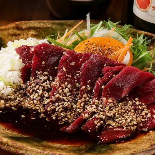 牛ハツ刺し