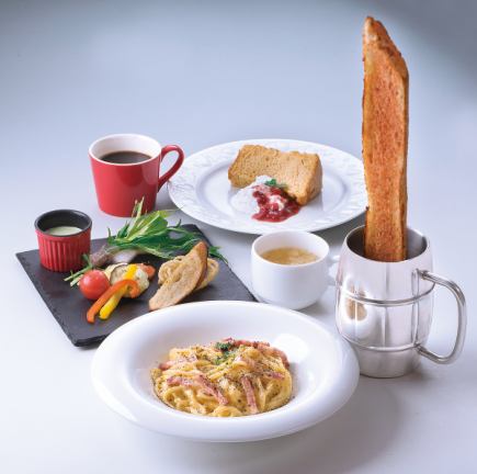 [Dinner] Mochimo Pasta Dinner 1,600 yen (1,760 yen including tax)