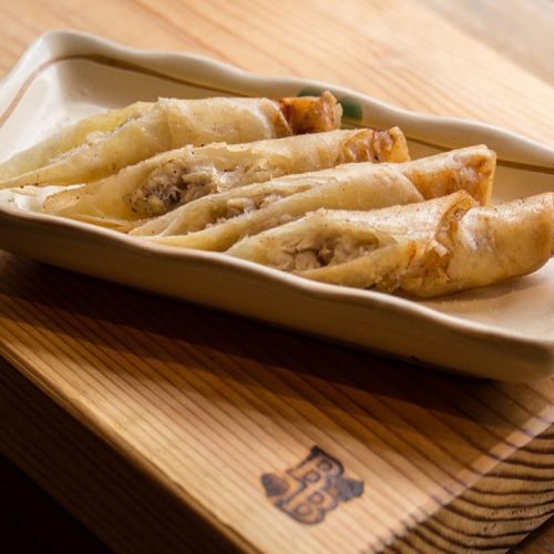 [Gem] Spring rolls of chicken and blue cheese