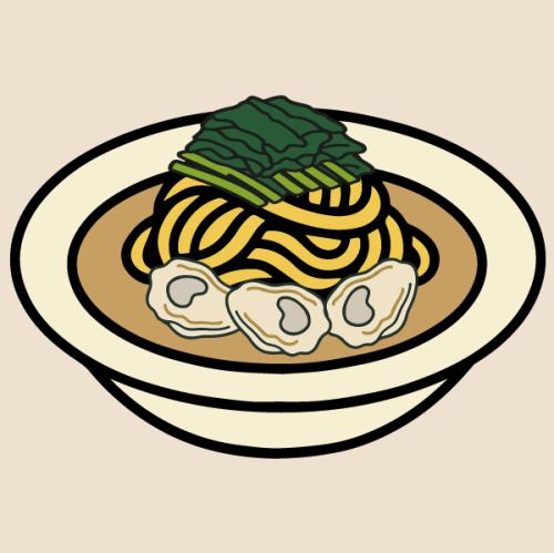 牡蠣とほうれん草の和風ガーリック