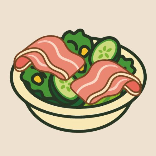 生ハムシーザーサラダ