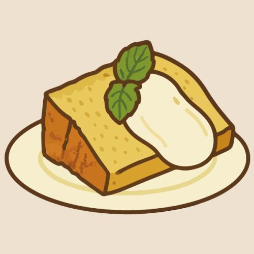 バニラシフォンケーキ