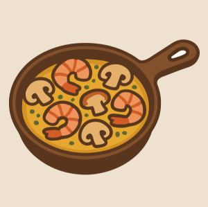 새우와 가리비 아히조