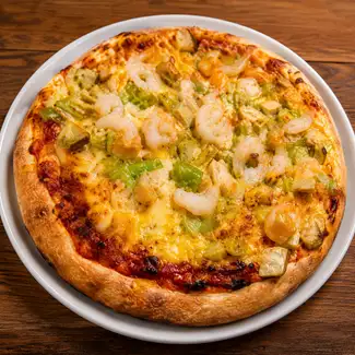海老とアボカドpizza