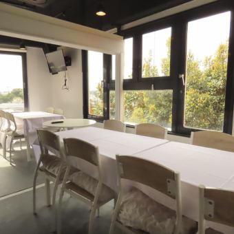 Private rooms are also available.