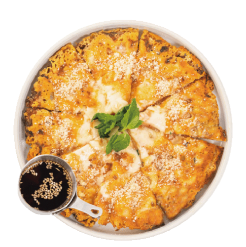 チーズキムチチヂミ/唐辛ニラチヂミ