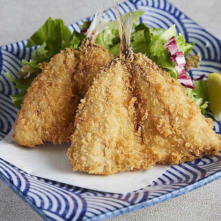 Fried horse mackerel (2 pieces)