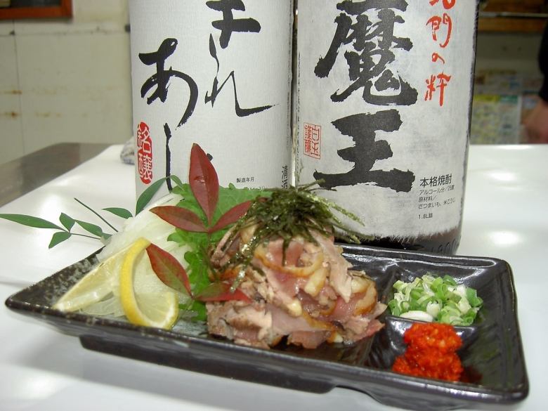 Tataki of local chicken