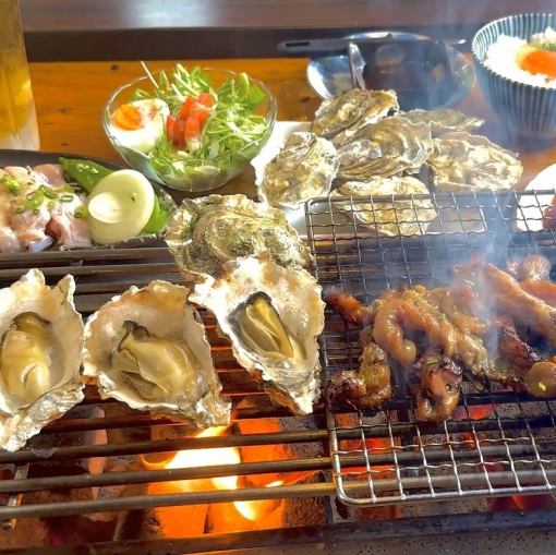 【동계 한정】 굴·지닭 뷔페!【90분】