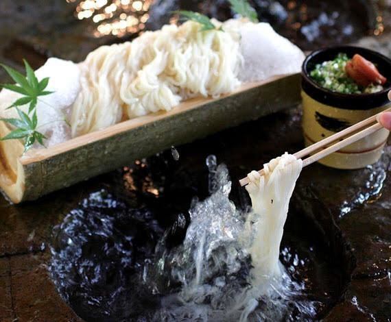 夏の風物詩!流しそうめん!【ご予約不可】