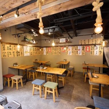 女子会や会社宴会　コンパなど　30名まで貸切も可能！【梅田 飲み会  宴会 居酒屋 フレンチ 創作 和食 天ぷら 貸切 テラス 忘年会 新年会 歓送迎会 コンパ 合コン 女子会 パーティー】