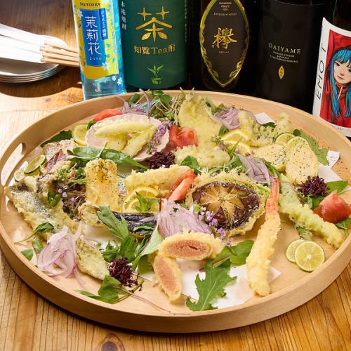 和牛や新鮮魚介、旬野菜でTempuraTempura♪