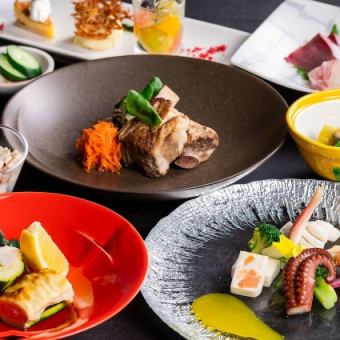【夏の熊八会席】全9品5000円(税込)コース