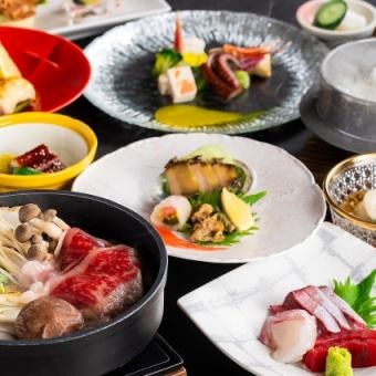 【夏のすきやき会席】全10品8000円(税込)コース