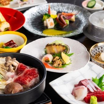 【夏のすきやき会席】全10品8000円(税込)コース