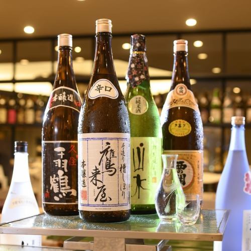 【酒肴も充実】大分ならではの日本酒,をご用意。お料理にあわせやすいお酒を取り揃えました♪