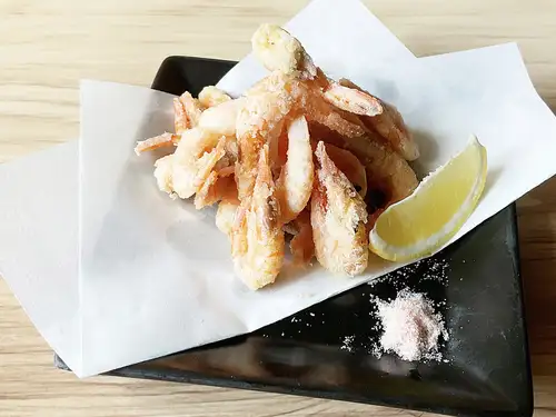 鹿儿岛萨摩红虾油炸