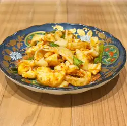 鶏皮ニラキムチ
