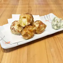 磯部マヨで食べるちくわ天