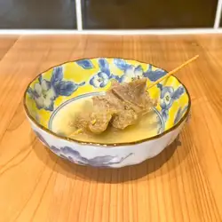 Beef tendon skewers