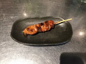 Pork liver skewers