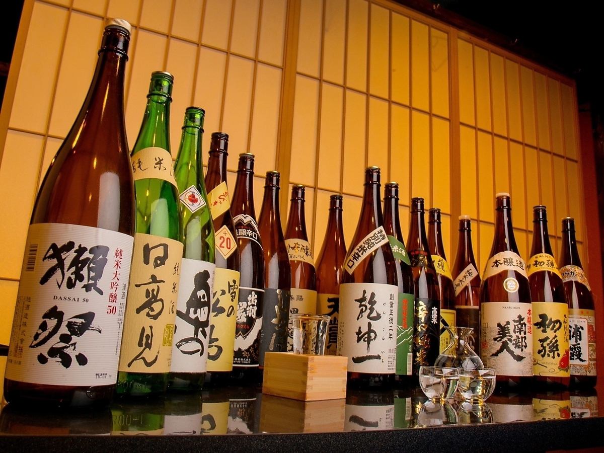 モツ鍋に合う日本酒を豊富にご用意♪