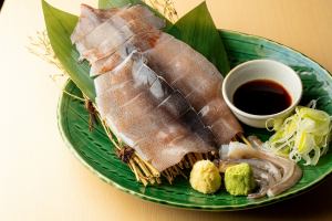 するめイカ姿刺し